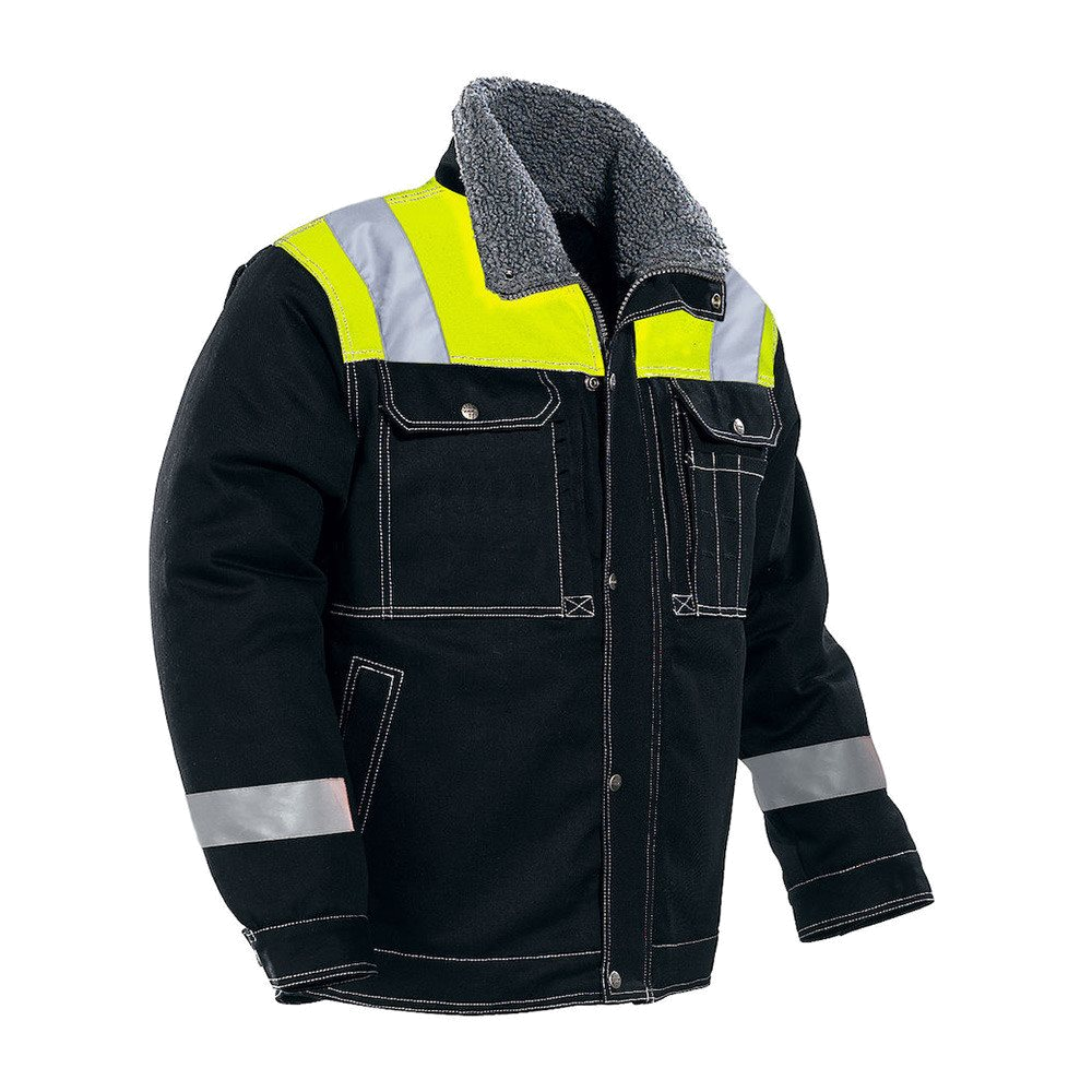 Jobman 1179 Winter Jacket (Zwart/Geel) 1
