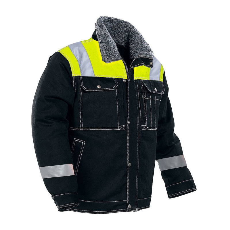 Jobman 1179 Winter Jacket (Zwart/Geel) 1