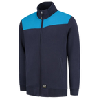 Tricorp Sweatvest Bicolor Naden (Ink/Turquoise) 1