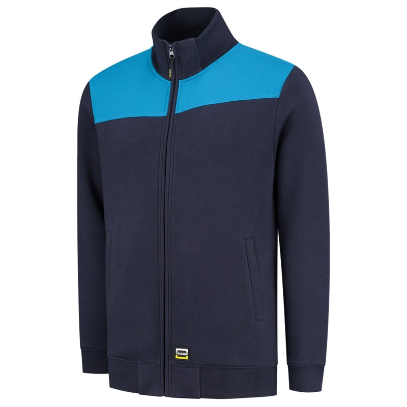 Tricorp Sweatvest Bicolor Naden (Ink/Turquoise) 1