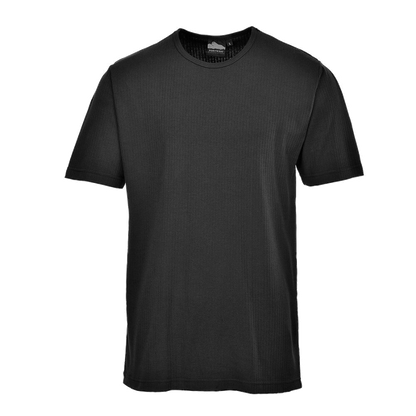 Portwest Thermal T-Shirt Short Sleeve B120 (Zwart) 1