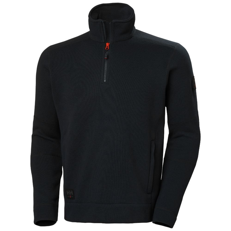 Helly Hansen Kensington 1/2 Zip Knitted (Zwart) 1