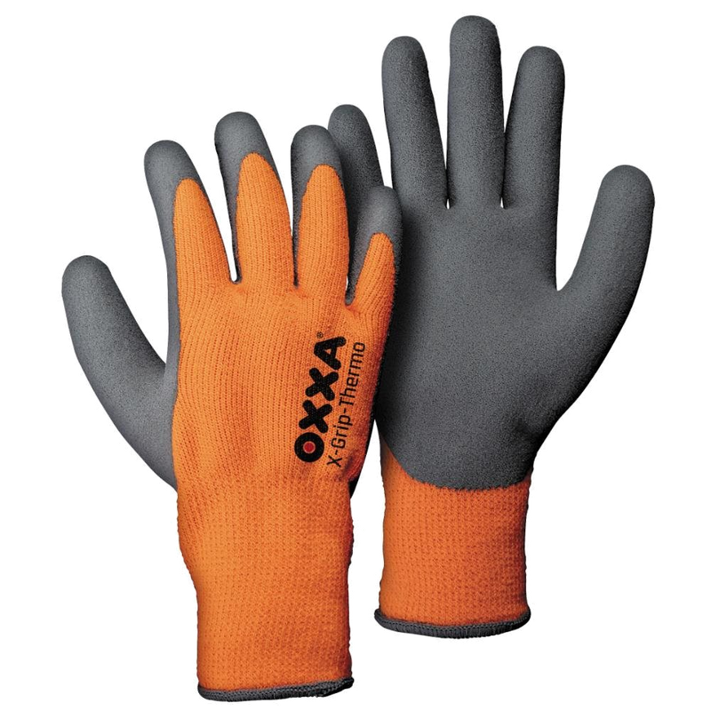 12Pr OXXA X-Grip-Thermo 51-850 (Oranje/Grijs) 1