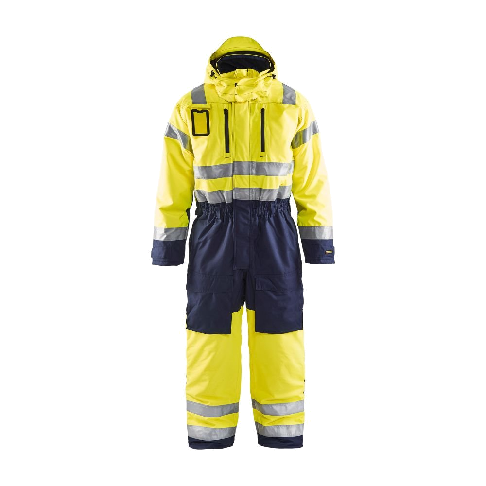 Blaklader Winteroverall HiVis 6763-1977 (3389 Geel/Navy) 1
