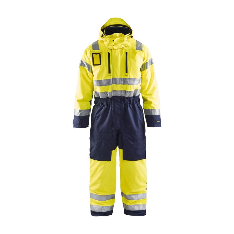 Blaklader Winteroverall HiVis 6763-1977 (3389 Geel/Navy) 1