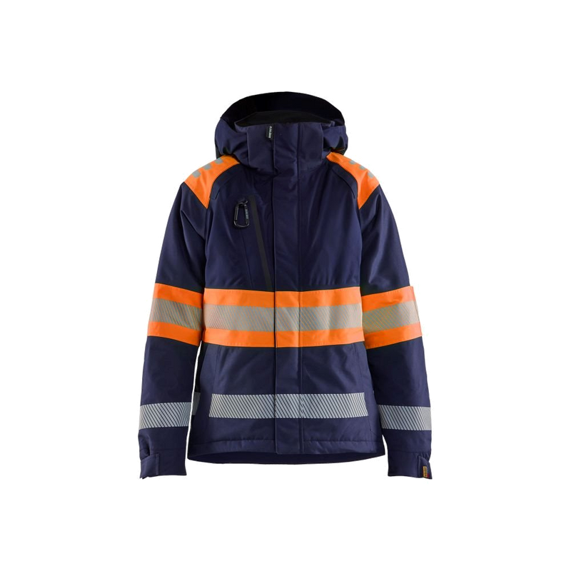 Blaklader Dames Winterjas High Vis (Navy/Oranje) 1