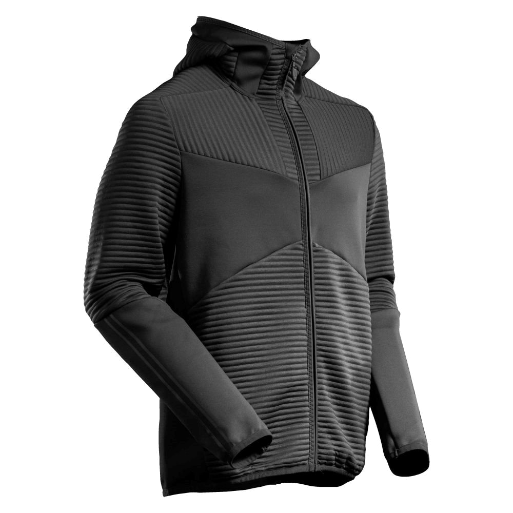 Mascot Stretch Fleecevest met capuchon (Zwart) 1