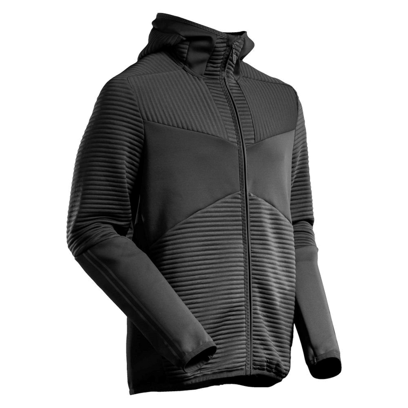Mascot Stretch Fleecevest met capuchon (Zwart) 1