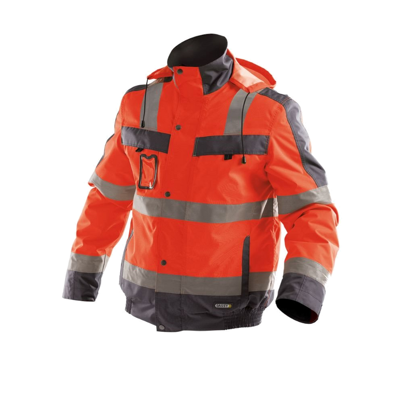 Dassy Lima Hivis winterjas (rood/Cementgrijs) 1