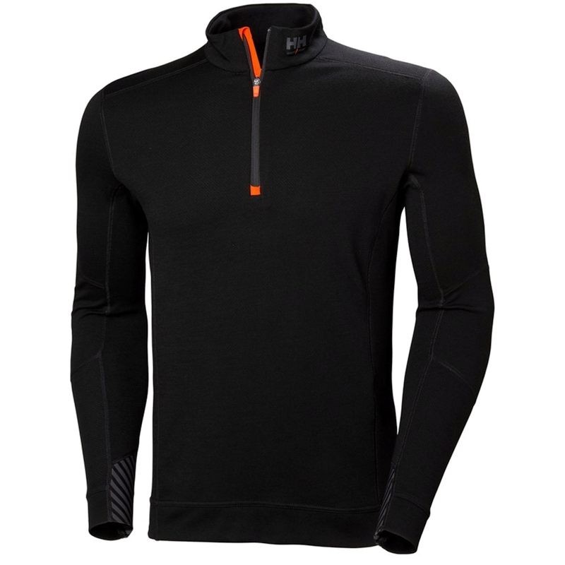 Helly Hansen Lifa Merino Half Zip (Zwart) 1