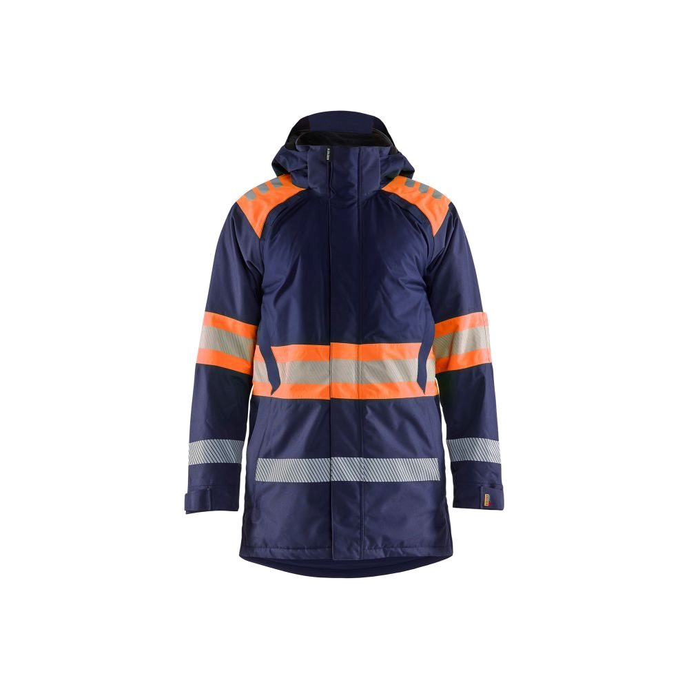 Blaklader Winterparka High Vis (Navy/Oranje) 1