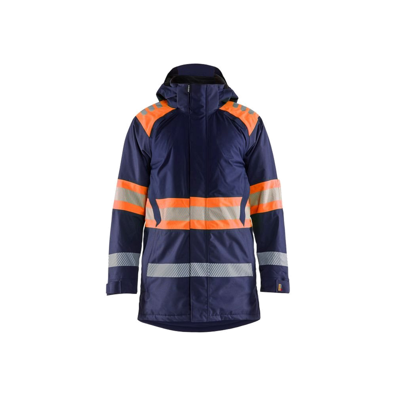 Blaklader Winterparka High Vis (Navy/Oranje) 1