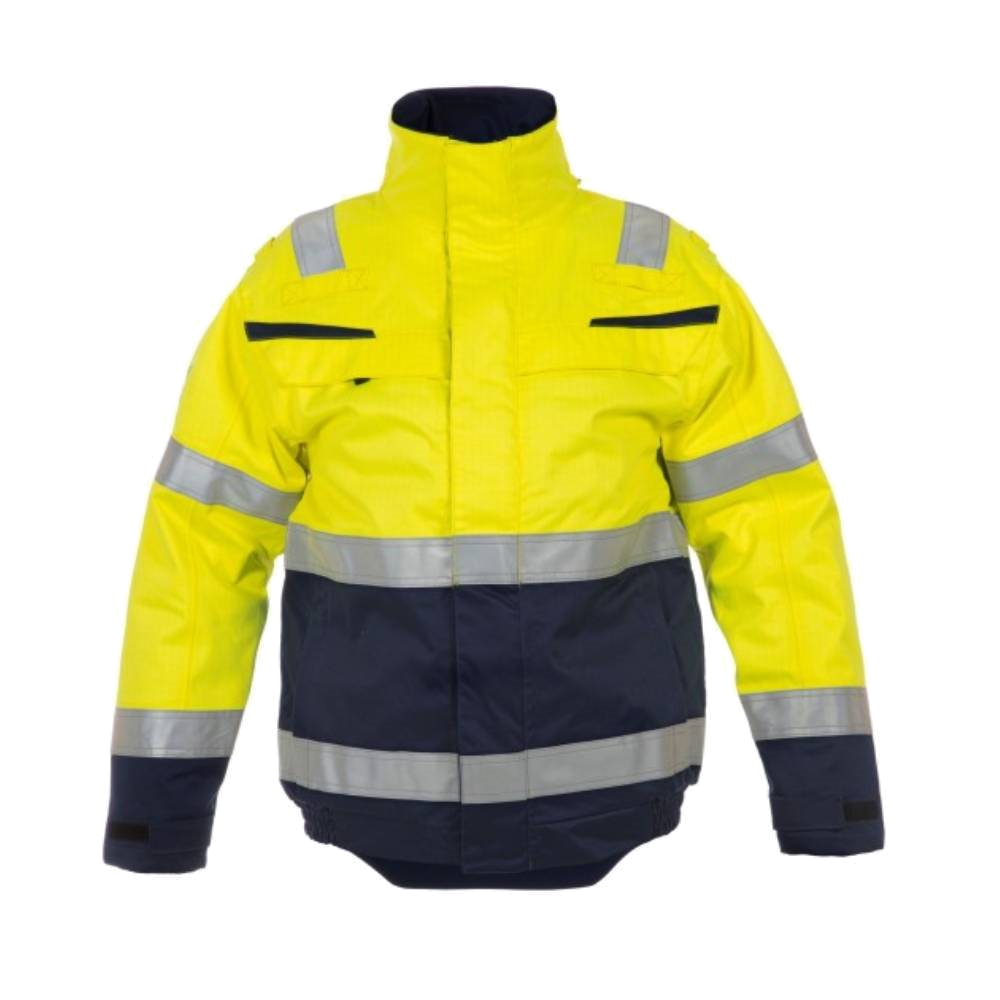 Hydrowear Morpeth Multinorm Winterpilotjack (Geel-Navy) 1