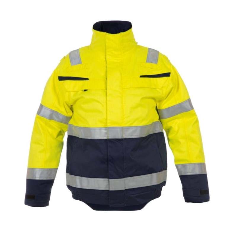 Hydrowear Morpeth Multinorm Winterpilotjack (Geel-Navy) 1