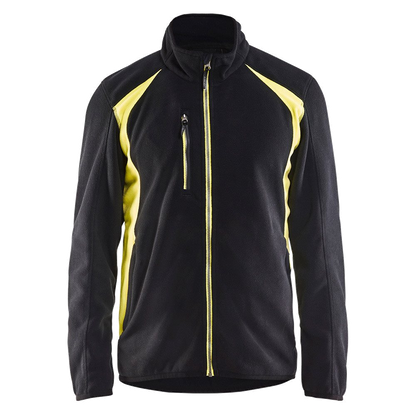 Blaklader Fleecejack 4730 (2510 Zwart/Geel) 1