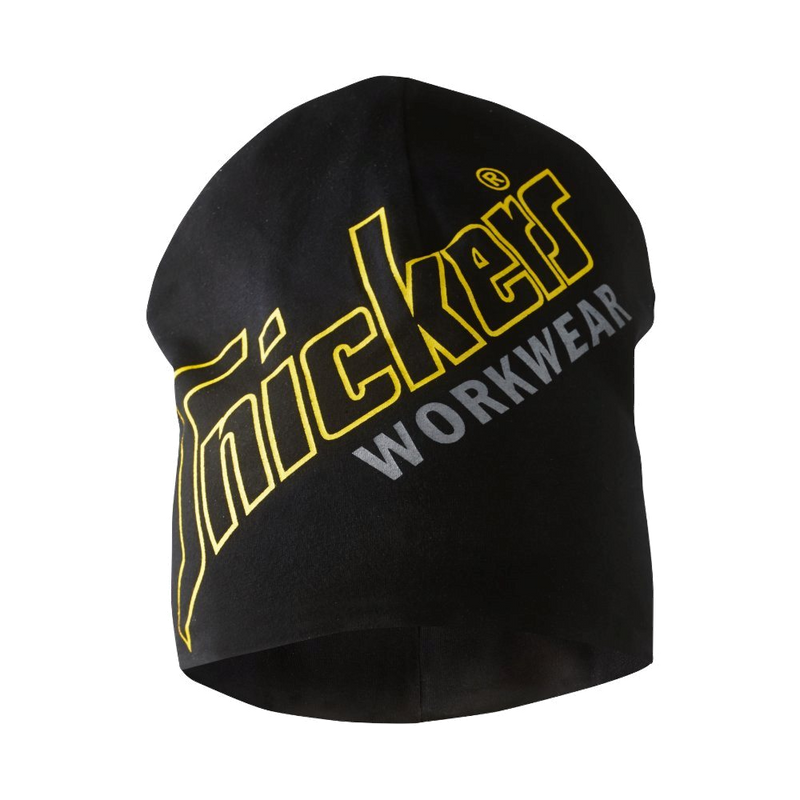 Snickers AWR Cotton Printed Beanie (Zwart) 1