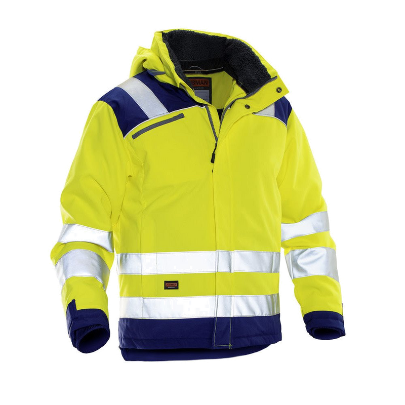 Jobman 1347 Winter Jacket STAR CL.3 (Geel/Navy) 1