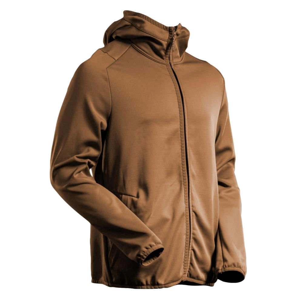 Mascot Stretch Fleecevest met capuchon (Notenbruin) 1