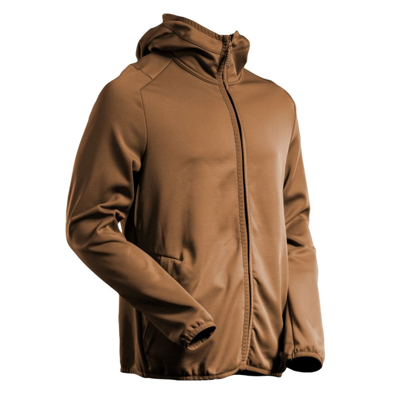 Mascot Stretch Fleecevest met capuchon (Notenbruin) 1