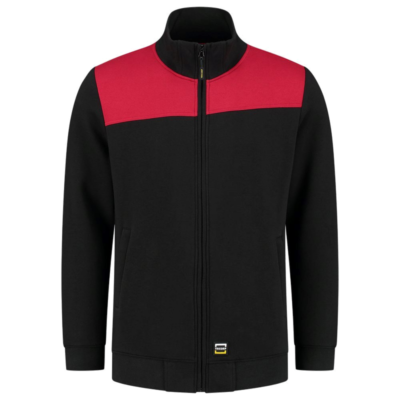 Tricorp Sweatvest Bicolor Naden 302014 (Zwart/Rood) 1