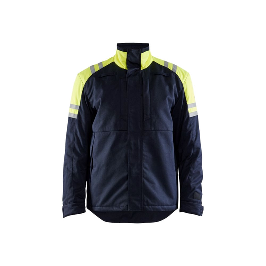 Blaklader Winterjas Inherent Steel (Marine/Geel) 4