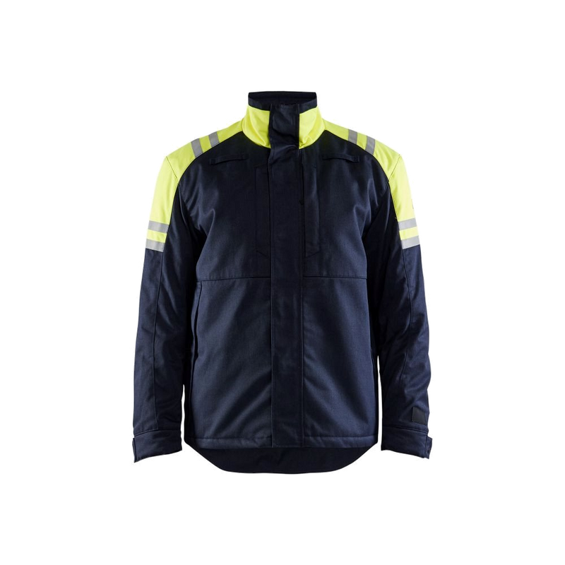 Blaklader Winterjas Inherent Steel (Marine/Geel) 4