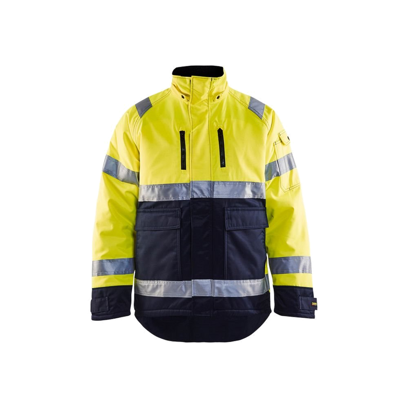 Blaklader Winterjas HiVis 4828-1900 (3389 Geel/Navy) 1