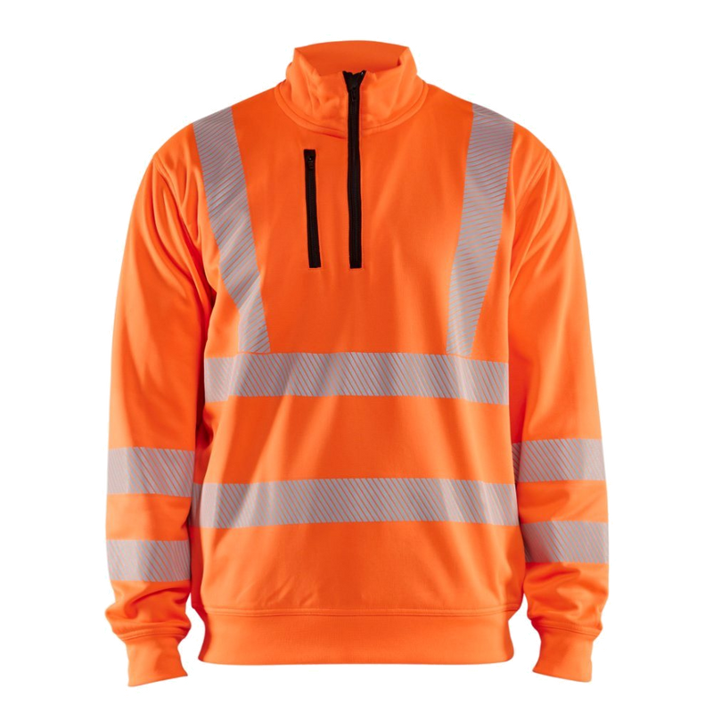 Blaklader High Vis Sweatshirt halve rits (Oranje) 1