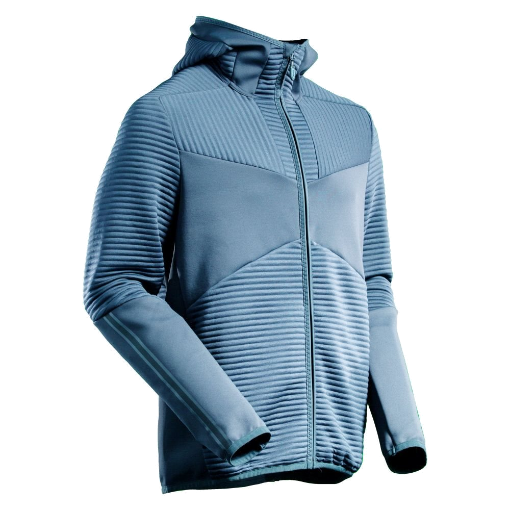 Mascot Stretch Fleecevest met capuchon (Ijsblauw) 1