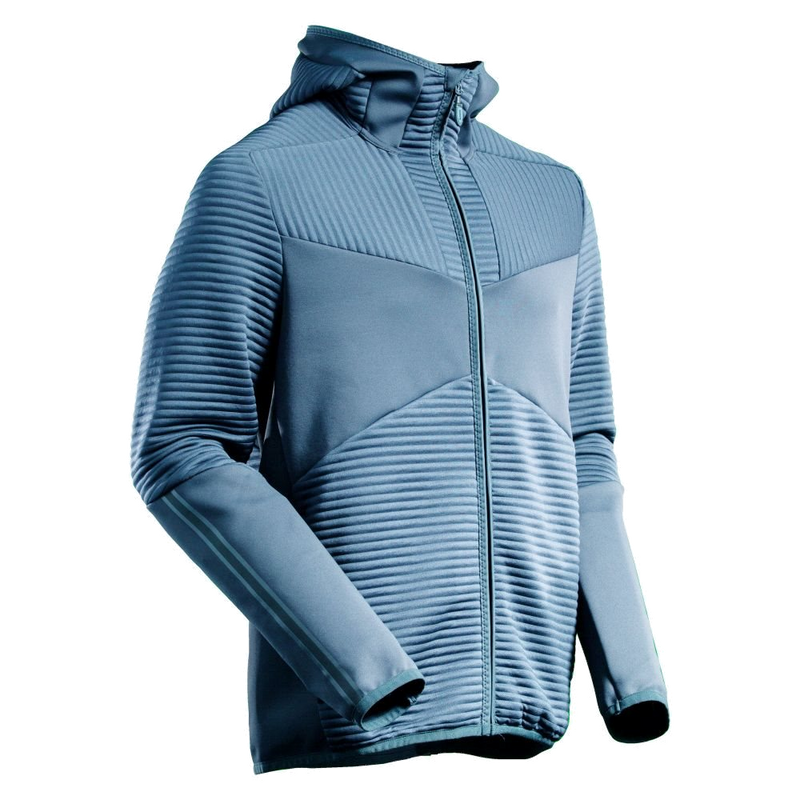 Mascot Stretch Fleecevest met capuchon (Ijsblauw) 1