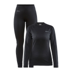 Craft CORE Dry Baselayer Set Dames (999000 Zwart) 1