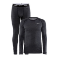 Craft Core Wool Merino Set Heren (998000 Zwart Melange) 1