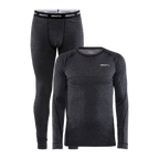 Craft Core Wool Merino Set Heren (998000 Zwart Melange) 1