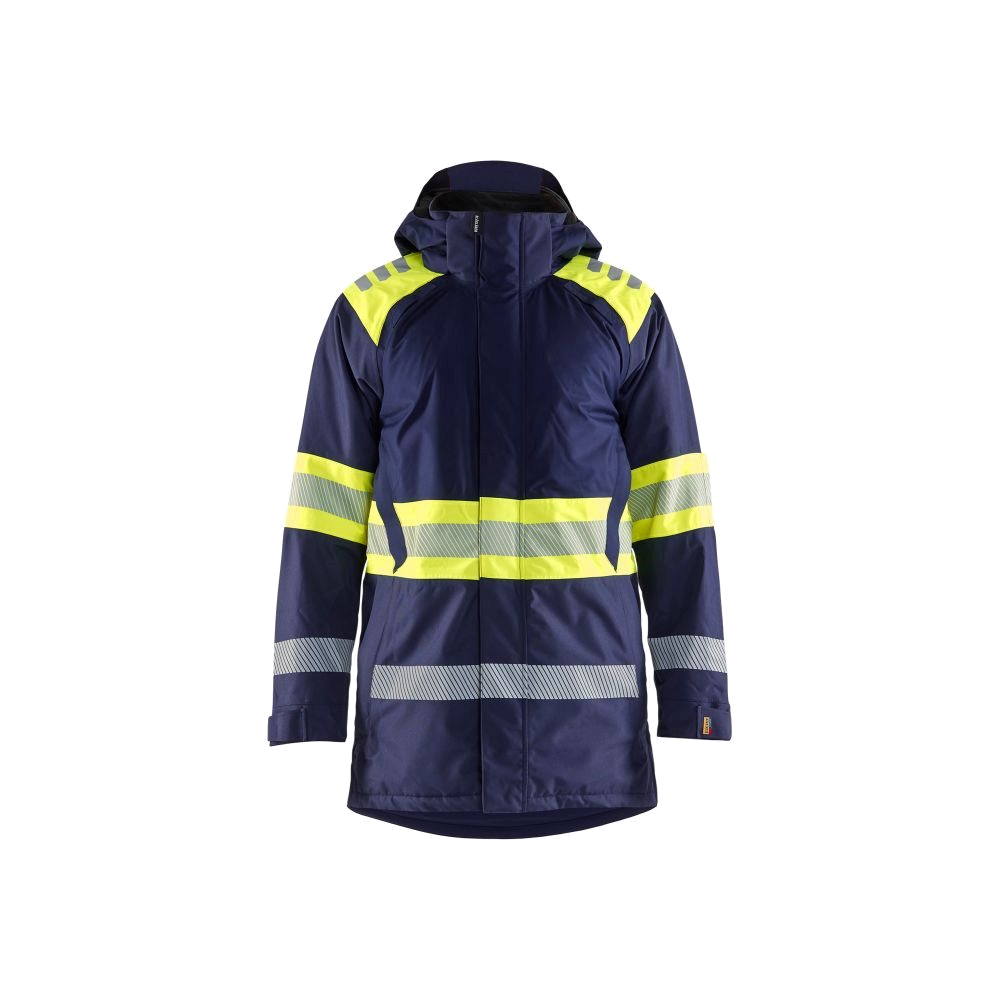 Blaklader Winterparka High Vis (Navy/Geel) 1