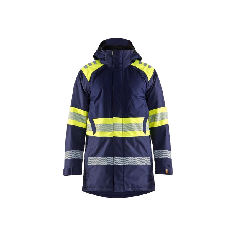 Blaklader Winterparka High Vis (Navy/Geel) 1