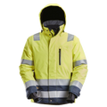 Snickers HiVis Waterproof 37.5 Jack Cl.3 (Geel/Navy) 1