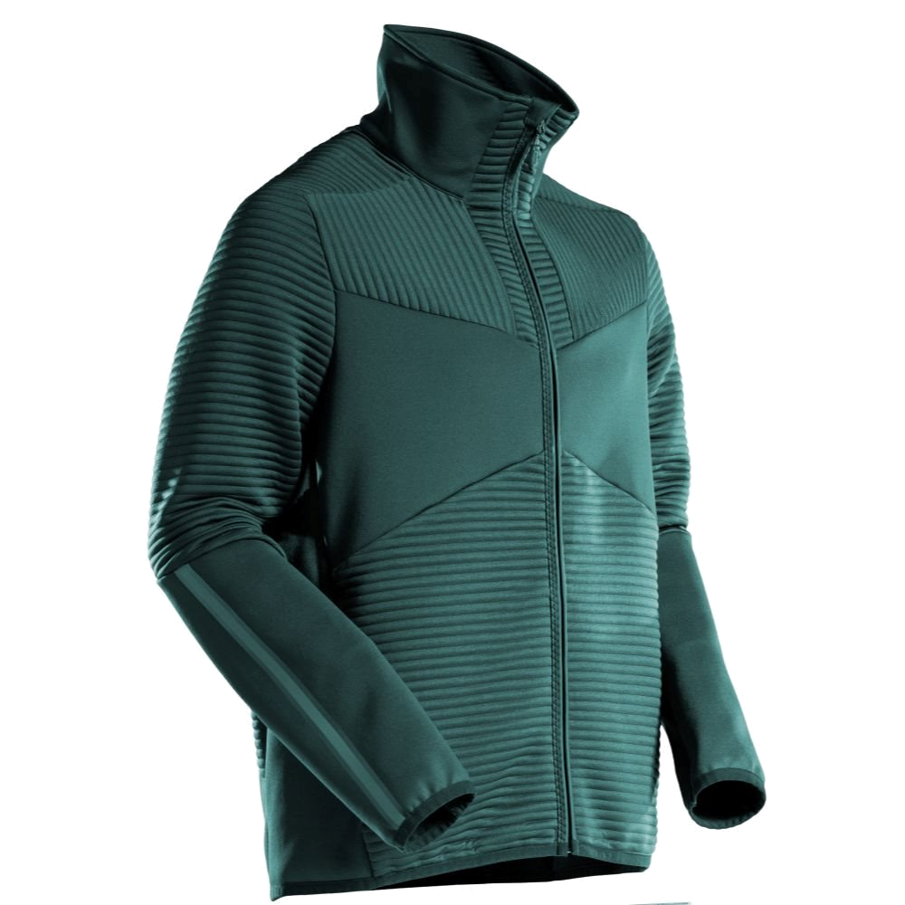 Mascot Customized Fleecetrui Met Rits (Bosgroen) 1