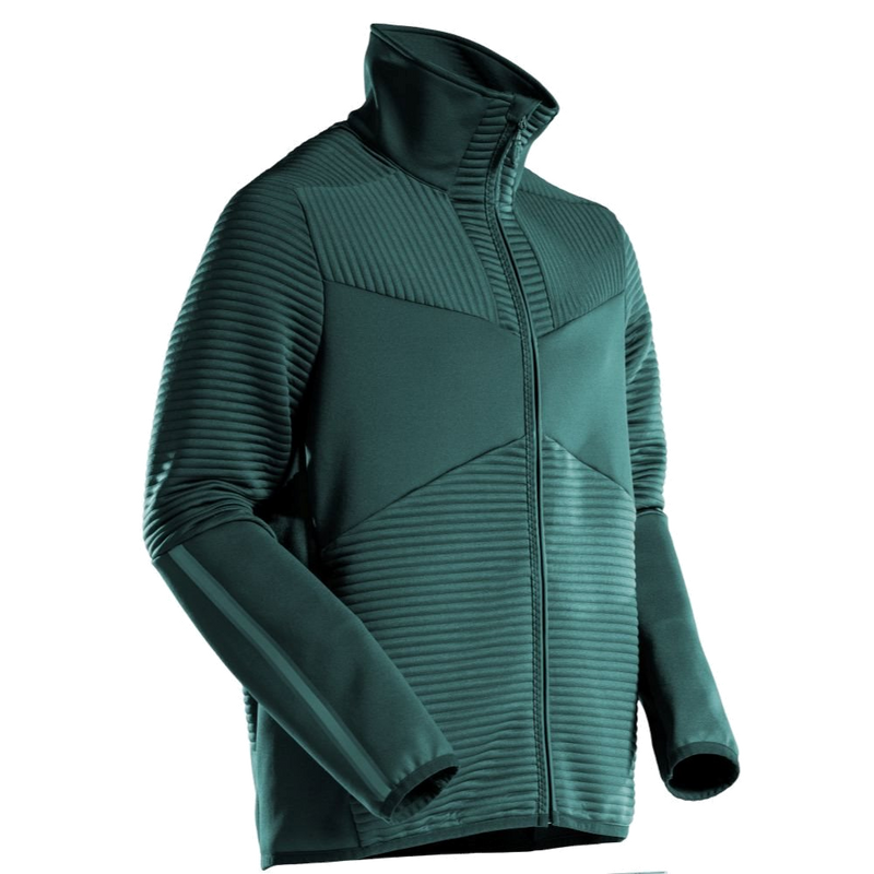 Mascot Customized Fleecetrui Met Rits (Bosgroen) 1