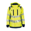 Tranemo Shell FR Dames shell jack (Geel/Navy) 1