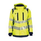 Tranemo Shell FR Dames shell jack (Geel/Navy) 1