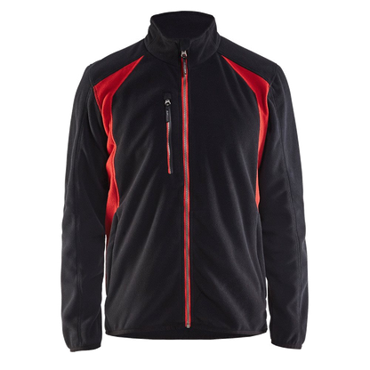 Blaklader Fleecejack 4730 (2510 Zwart/Rood) 1