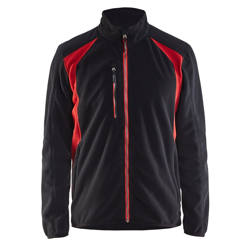 Blaklader Fleecejack 4730 (2510 Zwart/Rood) 1