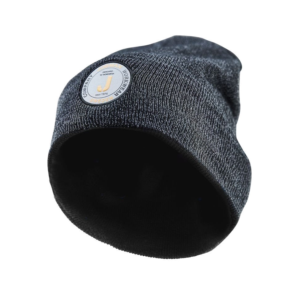 Jobman Technical Gebreide Beanie reflecterend (Zwart) 1