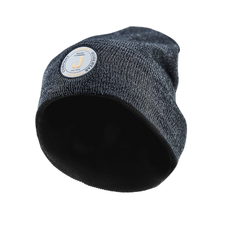 Jobman Technical Gebreide Beanie reflecterend (Zwart) 1