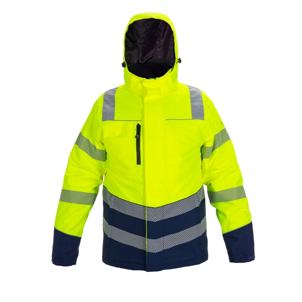 Hydrowear Winterparka Brussel (Geel-Marine) 1