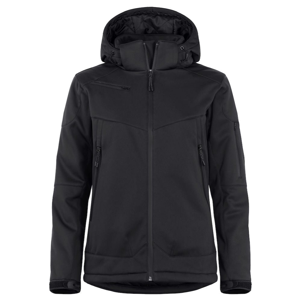 Clique Grayland Winter Softshell Dames (Zwart) 1