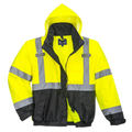 Portwest Hi-Vis Premium 3-in-1 Bomberjack (Geel/Zwart) 1