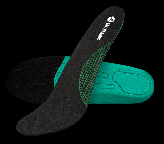 Neskrid Universele Classic Low Inlegzool groen (Zwart/Groen)