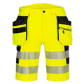 Portwest DX4 Hi-Vis HZ Shorts CL.1 (Geel/Zwart)