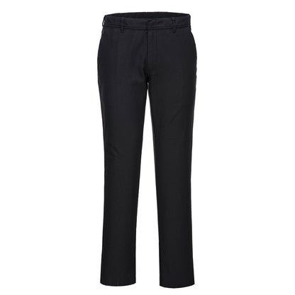 Portwest Stretch Slim Fit Chinos (Zwart)